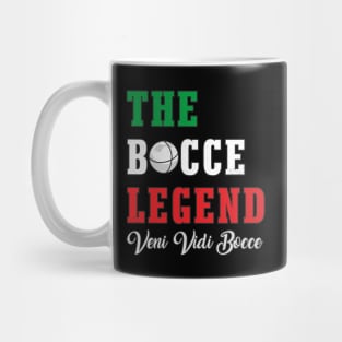 Bocce The Bocce Legend Bocce Player Mug